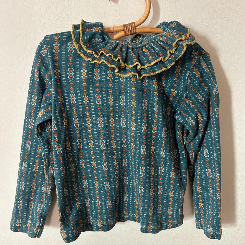 Misha and Puff Paloma Top in Atlantic Bohemia, Size 5